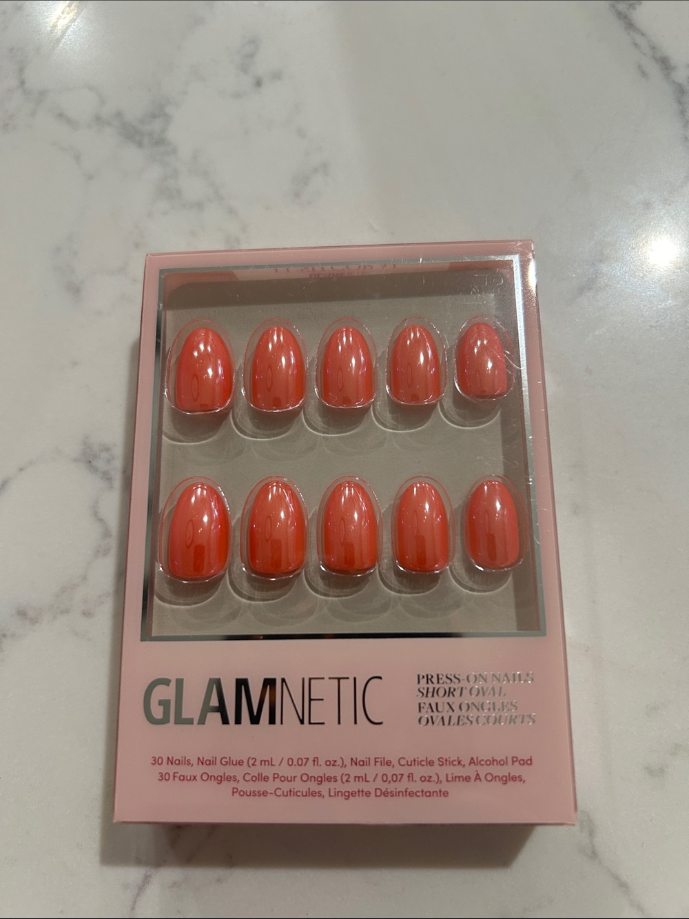 Glamnetic Lush Coral Press-On Nails - 30 Pack